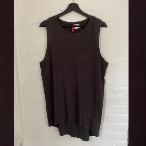 Charcoal grey H&M loose top